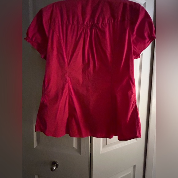 Express size large red blouse - Picture 2 of 4